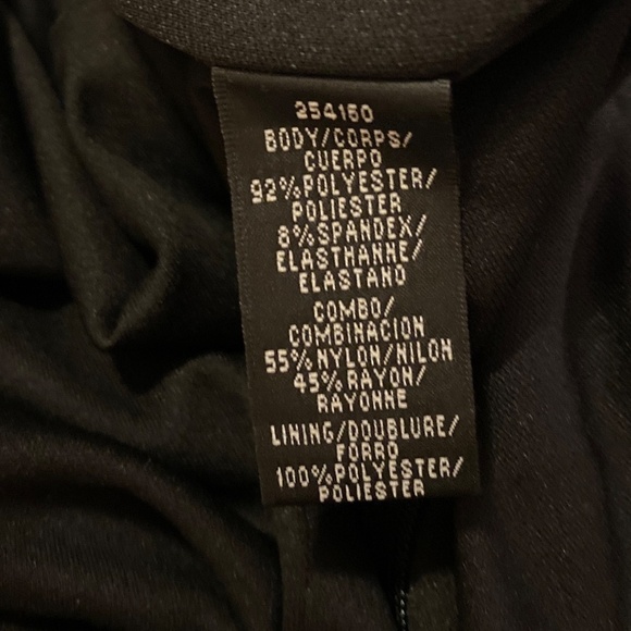 JS Boutique Elegant Black Gown w Lace Top & Spaghetti Straps - Picture 12 of 14